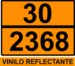 [PN005_30/2368] PANEL NARANJA 400X300 REFLECTANTE HOMOLOGADO -  TEXTO - 30/1299 (copia)